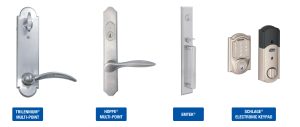 Image showing options of different deadbolt locks.